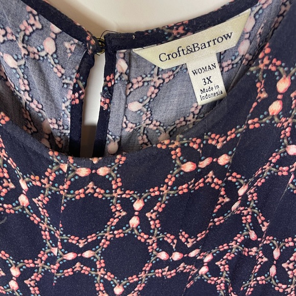 DRESS SIZE 3X BRAND CROFT & BORROW - Picture 2 of 2